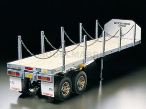 TAMIYA 56306 1/14 RC Flatbed Semi-Trailer - Foto 1 di 6