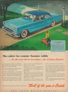 1955 Buick Automotive Century Series So Nice To Come Home With Vintage Print Ad - Picture 1 of 1