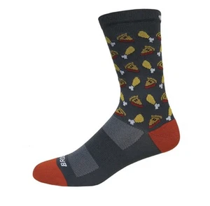 Brooks Running Tempo Knit In Crew Asphalt Trot Happy Compression Sock - Picture 1 of 5