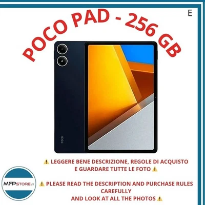 Tableta POCO Pad Azul 8GB+256GB – Display 2.5K - Con Defecto - Tableta Probado - Imagen 1 de 4