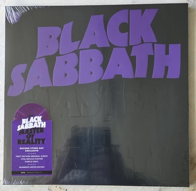 Black Sabbath/ Master Of Reality, Rsd Purple Vinyl, Neu - Bild 1 von 2