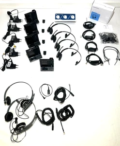 Lot de 5 x Plantronics DECT Wireless, WO2A / EncorePro HW301N + accessoires - Photo 1/7