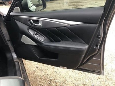 Infiniti Q50 2017 interior delantero panel de moldura de puerta pasajero derecho negro 952416 Foto 1 de 4