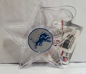 Detroit Lions Acrylic Star Ornament - NFL - Picture 1 of 2