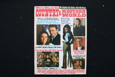 1970 COUNTRY & WESTERN WORLD MAGAZINE - JOHNNY CASH-ELVIS COVER - E 25440 - Image 1 of 2