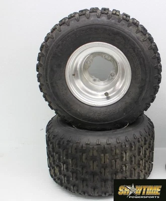 01-05 LLANTAS TRASERAS YAMAHA RAPTOR 660 YFM660 MASSFX CON NEUMÁTICOS Foto 1 de 4