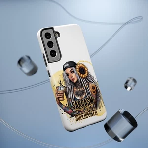 Funda para teléfono Sarcasm Superpower, cubierta única resistente a impactos, regalos de moda [...] - Imagen 1 de 74
