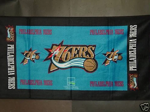 NBA Philadelphia 76ers Bench Towel, NEW Cover