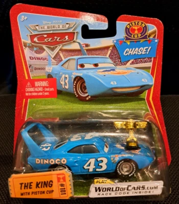 CARS - KING (IL RE) with PISTON CUP CHASE - Mattel Disney Pixar RARISSIMO - Immagine 1 di 2