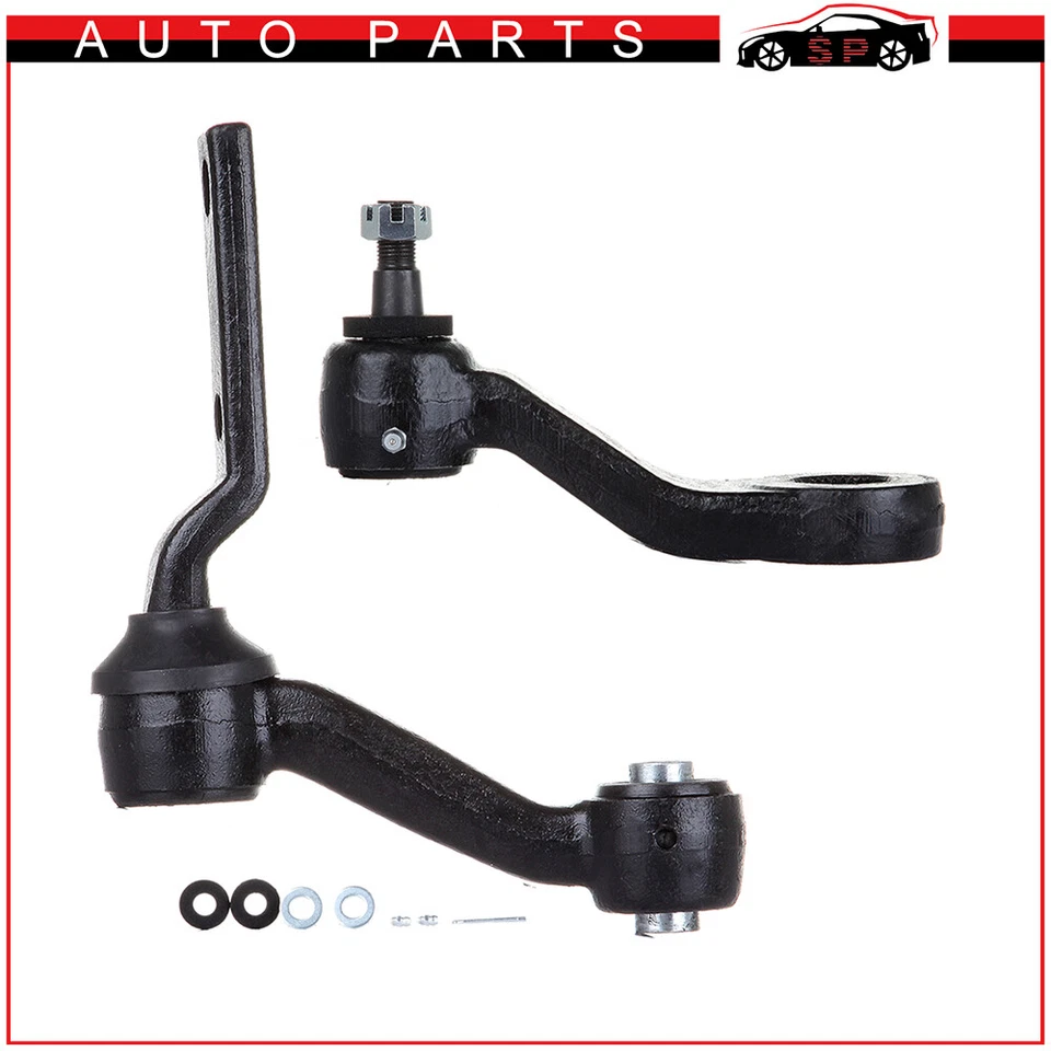 For 1995-2002 Ford Crown Victoria Town Car Grand Marquis 2x Pitman Idler Arm Kit - Image 1 of 1
