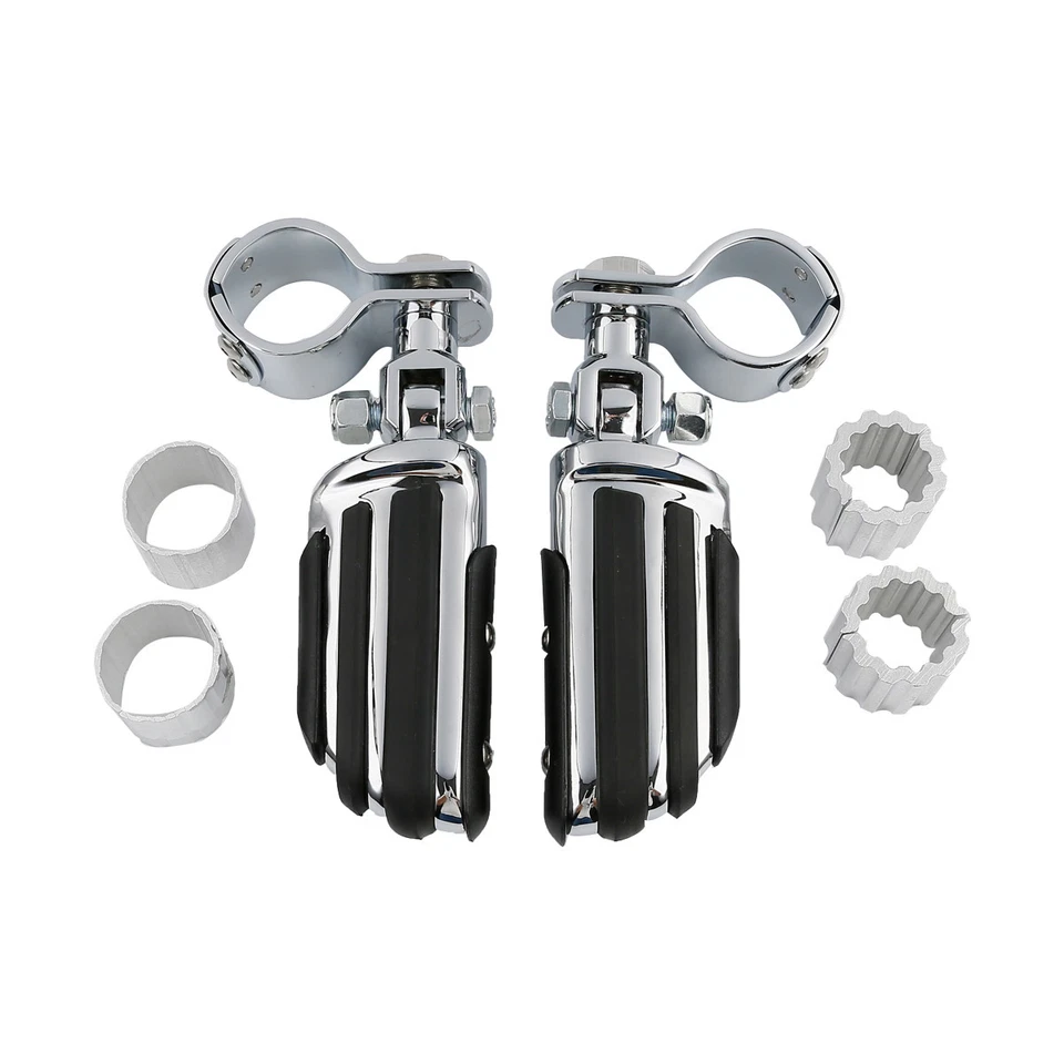 25mm 32mm 35mm Adjustable Foot Pegs Clamps Fit For Harley Sportster XL883 XL1200 - Image 1 of 4