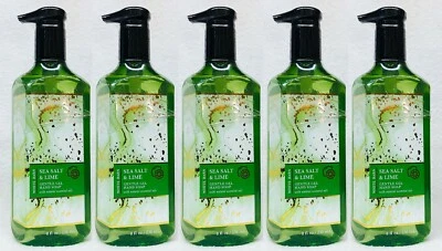 5 Bath & Body Works SEA SALT LIME Gentle Gel Hand Soap Liquid Wash 8 oz - Image 1 of 2