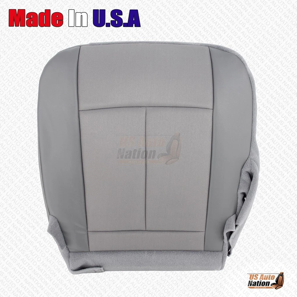 Cubierta de asiento de tela gris para parte inferior del conductor Nissan NV1500 NV2500 NV3500 2012-2021 Foto 1 de 4