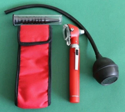 Mini Otoskop mit Gebläse Ohrenleuchte 12 Farben - Bild 1 von 2