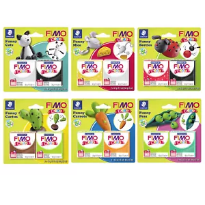 Genuine FIMO® Kids Polymer Modelling Oven Bake Clay Funny Kits Different Themes - Picture 1 of 9