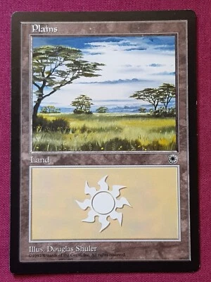 Magic The Gathering PORTAL PLAINS C land card MTG - Image 1 of 2