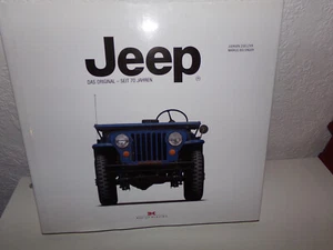 @ WIE NEU / OVP @ Jeep  Das Original - Seit 70 Jahren Gebundene Ausgabe 30x28cm - Bild 1 von 2