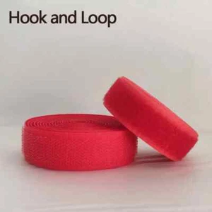 2/5/25Meter Sew on Hook and Loop Colour 20mm Non-Adhesive Fabric Fastener Tape - Picture 1 of 36