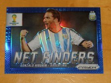 2014 Panini Prizm World Cup Net Finders Blue Prizm #1 Gonzalo Higuain 145/199