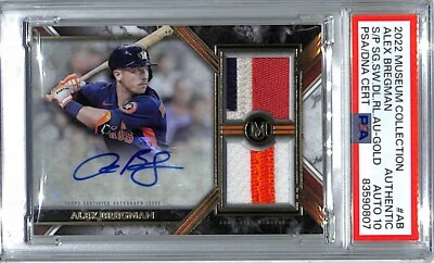 2022 Museum Collection ALEX BREGMAN Signed Card Auto Graded PSA/DNA 10 Slabbed - Image 1 of 3
