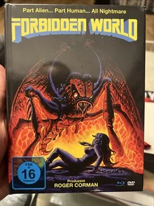 Blu-ray+DVD FORBIDDEN WORLD MUTANT DAS GRAUEN IM ALL 1982 Rarität Mediabook NEU - Bild 1 von 2