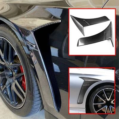 Aletas de guardabarros de ventilación lateral de fibra de carbono para Mercedes Benz W222 S63 S65 AMG 14-20 Foto 1 de 4
