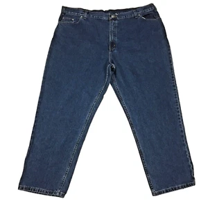 Faded Glory Relaxed Fit Jeans Mens 48x30 Straight Leg Blue Denim Hip Hop - Picture 1 of 11