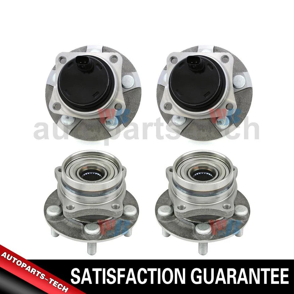 4x Conjunto de cojinete de rueda delantera trasera y buje WJB para Toyota Prius 2004~2009 Foto 1 de 4