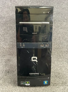 Compaq Presario Desktop Tower Computer CQ5000 2GB RAM 500GB Hard Drive in Black - Picture 1 of 15