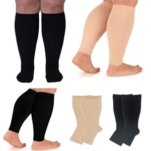 Calzini morbidi elasticizzati extra larghi taglie forti 7XL stivali da passeggio calzino fuso linfedema - Foto 1 di 14