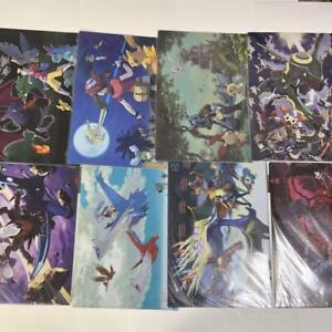 Pokemon Movie Limited Edition Sold Out Clear File Set Of 8 Print