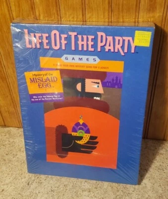 1987 Life of the Party Mystery of the Mislaid Egg Game - brand new - Image 1 of 2