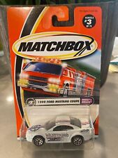 2001 Matchbox Daddy's Dreams 1999 Ford Mustang Coupe #3 White