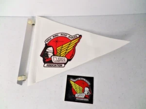 Antena de radio Honda Gold Wing Road Rider banderín bandera y pegatina 9,5" L - Imagen 1 de 5