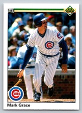 1990  Upper Deck #128 Mark Grace Chicago Cubs Baseball
