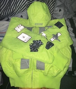 Revenge Clothing Double R Bomber Jacket (NEON) Size L - Picture 1 of 6