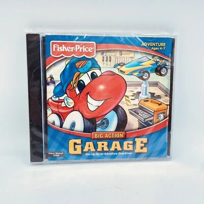 Fisher Price Big Action Garage PC CD the car auto repairs truck mechanic game! - Image 1 of 4