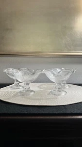 4er Set Southern Living Victoria Pressglas Kompott Sherbetschalen mit Fuß - Bild 1 von 3