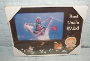 Marco pintado a mano Russ Kidoodles Best Uncle Ever NUEVO envío rápido - Imagen 1 de 3