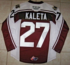 DE COLECCIÓN #27 Patrick KALETA Peterborough PETES Off. Lic. Camiseta CCM, talla S para hombre - Imagen 1 de 2