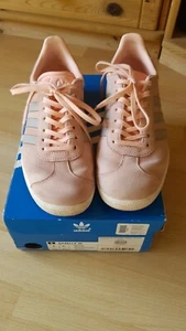 Damen Adidas Sneaker, Turnschuhe, Farbe Rose, Streifen Granit, Größe 37 1/3 - Bild 1 von 6