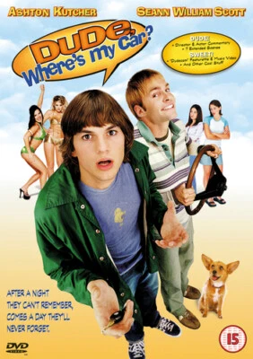 Dude, Where's My Car? DVD (2001) Ashton Kutcher, Leiner (DIR) cert 15 - Image 1 of 2