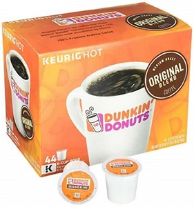 Dunkin' Donuts Keurig K-Cups Café 1 paquete de 44 cápsulas MEZCLA ORIGINAL - Imagen 1 de 1