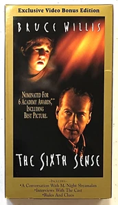 The Sixth Sense (VHS, 1999) VHS Cassette Tape Bruce Willis - Clean!! - Picture 1 of 4