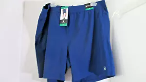 SPYDER Blue Lightweight Stretch ACTIVE SHORTS Zippered Side Pockets Men's XL NWT - Picture 1 of 7