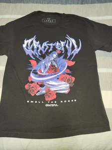Hajime Sorayama Grateful Black Miner League Smell The Roses Large T-Shirt Rare  - Bild 1 von 9