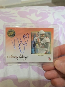 2009 Press Pass Legends Saturday Signatures Nate Davis Rookie Auto RC *Corner* - Bild 1 von 3