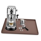 Silicone Coffee Maker Mat with Lip - 15.7