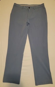 Ministry of Supply Pants Mens 30x32 Blue Kinetic Slim Fit Chino Stretch Travel - Picture 1 of 9