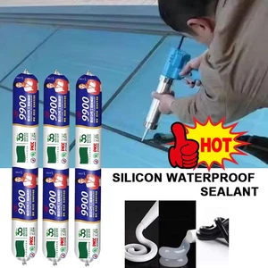 9900 Waterproof Sealant, Outdoor Silicone Waterproof Sealants Heat Resistant Hot - Picture 1 of 16
